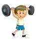 Cartoon Child Training - Illustration for the Children Stock Illustration -  Illustration of muscle, healthy: 35905379